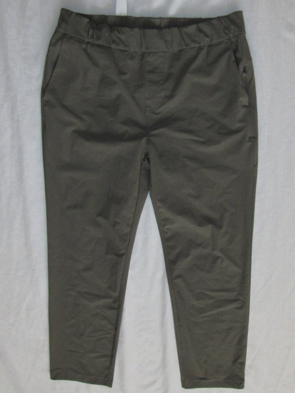 Vuori Miles Ankle Pant Women’s Size XL Performance Stretch Green VW404